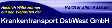 Krankentransport Ost/West GmbH - Partner aller Kassen